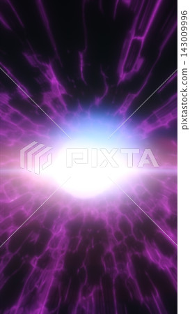 Bright purple digital tunnel with radial neon patterns converging on a glowing portal, suggesting speed, cyberspace, and dimensional travel. Bright purple digital tunnel with radial neon patterns converging on a glowing portal, suggesting speed, cyberspace, and dimensional travel. 143009996