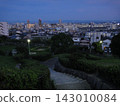 A park with a panoramic view of the city. A park with a panoramic view of the city. 143010084