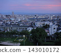 A park with a panoramic view of the city. A park with a panoramic view of the city. 143010172
