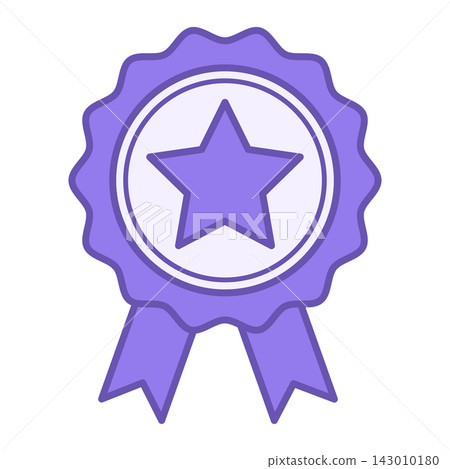 Colored Quality Icon. Vector Icon. Award, Medal, Certified, Approved, Quality Mark. Core Values Concept Colored Quality Icon. Vector Icon. Award, Medal, Certified, Approved, Quality Mark. Core Values Concept 143010180