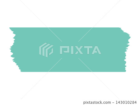 Simple masking tape illustration - green Simple masking tape illustration - green 143010284
