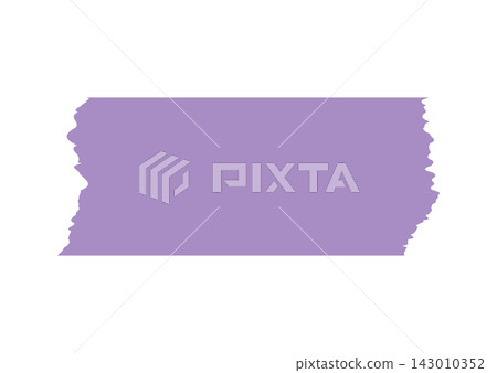 Simple masking tape illustration - purple 143010352