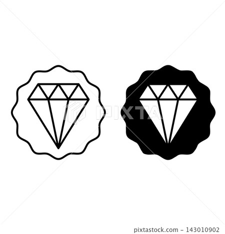 Value icons. Vector Icon of Valuable Diamond. Professional, Valuable Employee, Thinking Ideas. Business and Management Concept Value icons. Vector Icon of Valuable Diamond. Professional, Valuable Employee, Thinking Ideas. Business and Management Concept 143010902