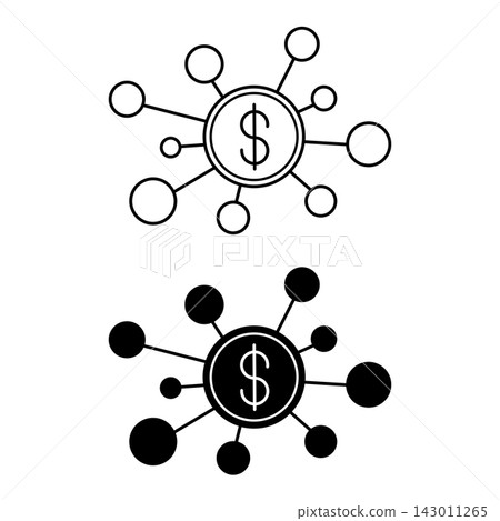 Asset Icons. Black and White Vector Asset Management Icons. Investments. Accounting Concept Asset Icons. Black and White Vector Asset Management Icons. Investments. Accounting Concept 143011265