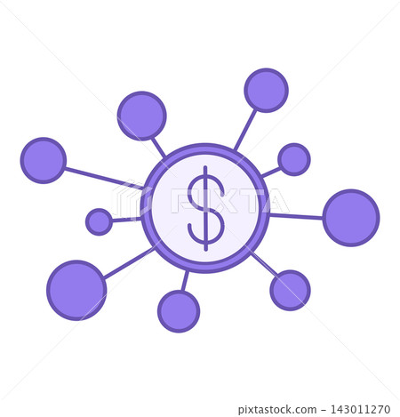 Colored Asset Icon. Asset Management Vector Icon. Investments. Accounting Concept 143011270