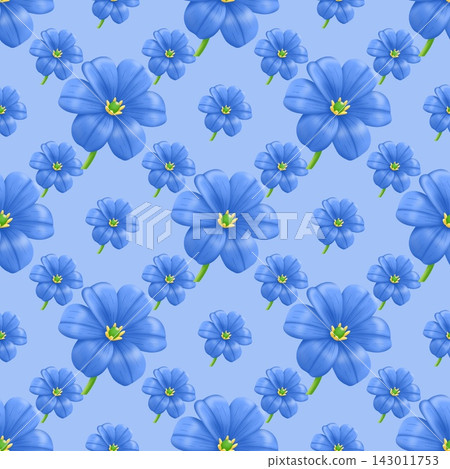 floral pattern with daisy flowers floral pattern with daisy flowers 143011753