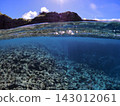 A half-submerged landscape at Cape Maeda, Onna Village, Okinawa Prefecture. 143012061