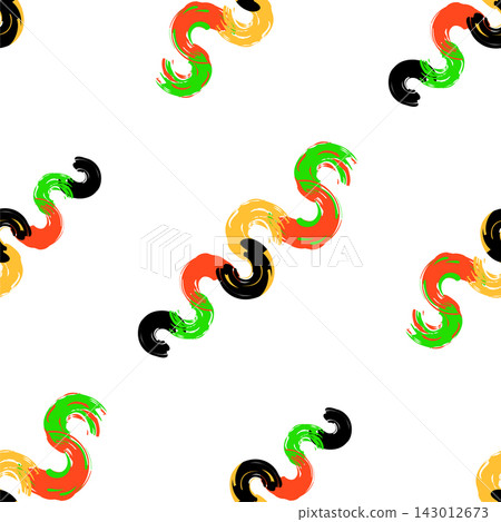 Seamless abstract pattern with colored paint waves Seamless abstract pattern with colored paint waves 143012673