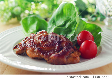 Teriyaki chicken steak Teriyaki chicken steak 143013442