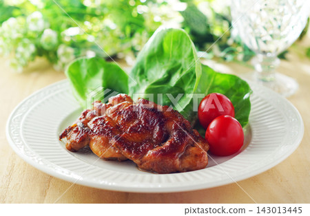 Teriyaki chicken steak Teriyaki chicken steak 143013445