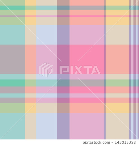 Menu check seamless pattern, slim vector texture textile. Latin background plaid tartan fabric in light and pastel colors. Menu check seamless pattern, slim vector texture textile. Latin background plaid tartan fabric in light and pastel colors. 143015358