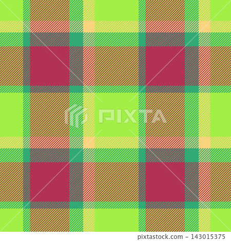 Window texture textile check, editable fabric vector seamless. Cozy tartan plaid pattern background in green and red colors. Window texture textile check, editable fabric vector seamless. Cozy tartan plaid pattern background in green and red colors. 143015375