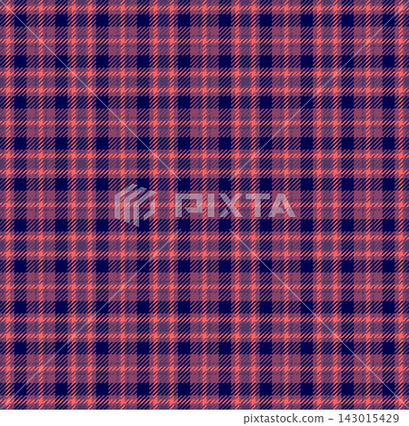 Festive tartan textile plaid, chic vector background check. Cowboy seamless fabric texture pattern in pink and blue colors. Festive tartan textile plaid, chic vector background check. Cowboy seamless fabric texture pattern in pink and blue colors. 143015429