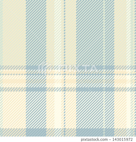Guy tartan seamless fabric, wide check plaid vector. Furry textile texture pattern background in light and white colors. 143015972