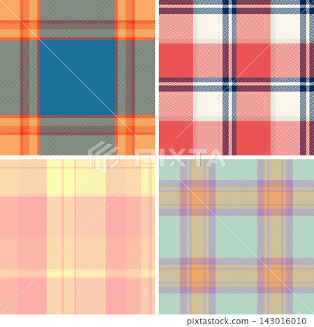 Plaid pattern set designed for buffalo check shirts, jackets, and USA-inspired fashion. Seamless vector patterns enhance apparel, blankets, and scarves. Plaid pattern set designed for buffalo check shirts, jackets, and USA-inspired fashion. Seamless vector patterns enhance apparel, blankets, and scarves. 143016010