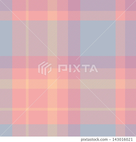 A traditional textile surface with tartan plaid checks and a tactile woven fabric finish. Red tones create classic fabric heritage in a seamless design for bedding textiles. It suits textile prints. 143016021