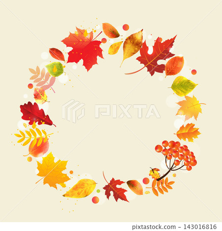 eAutumn Banner And Colourfull Autumn Leaves Vector Illustration eAutumn Banner And Colourfull Autumn Leaves Vector Illustration 143016816