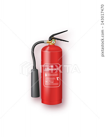 Emergency Fire Extinguisher Sign for Safety and Evacuation Areas. Safety equipment vector set with fire extinguisher and emergency tools. Emergency Fire Extinguisher Sign for Safety and Evacuation Areas. Safety equipment vector set with fire extinguisher and emergency tools. 143017470