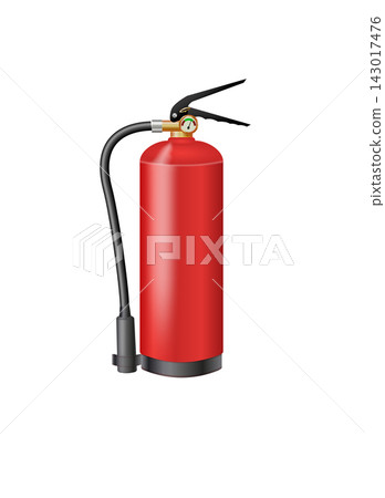 Foam Fire Extinguisher Realistic Emergency Safety Equipment. Safety equipment vector set with fire extinguisher and emergency tools. Foam Fire Extinguisher Realistic Emergency Safety Equipment. Safety equipment vector set with fire extinguisher and emergency tools. 143017476