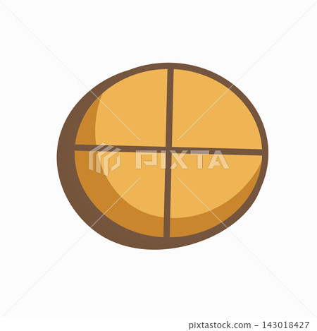 A round window with a lit yellow interior and a latticed frame. A round window with a lit yellow interior and a latticed frame. 143018427