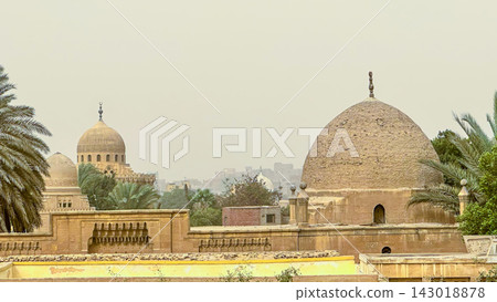 Slums and ruins in central Cairo, near the Citadel Slums and ruins in central Cairo, near the Citadel 143018878