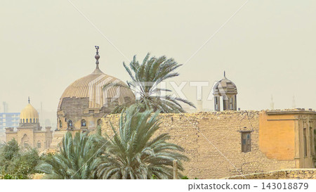 Slums and ruins in central Cairo, near the Citadel Slums and ruins in central Cairo, near the Citadel 143018879