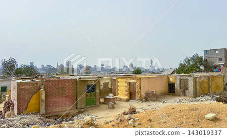 Slums and ruins in central Cairo, near the Citadel Slums and ruins in central Cairo, near the Citadel 143019337
