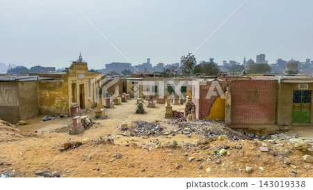 Slums and ruins in central Cairo, near the Citadel Slums and ruins in central Cairo, near the Citadel 143019338