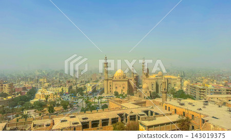 central Cairo. Sultan Hassan Mosque, Al-Rifai Mosque in Cairo, Egypt central Cairo. Sultan Hassan Mosque, Al-Rifai Mosque in Cairo, Egypt 143019375