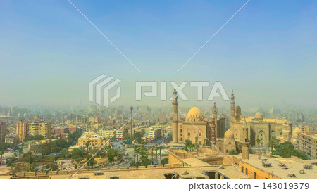 central Cairo. Sultan Hassan Mosque, Al-Rifai Mosque in Cairo, Egypt central Cairo. Sultan Hassan Mosque, Al-Rifai Mosque in Cairo, Egypt 143019379