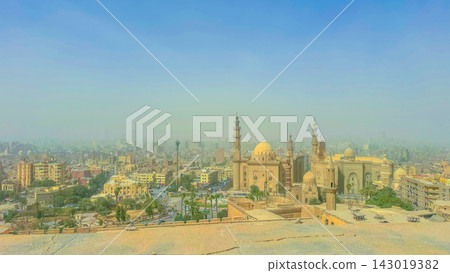 central Cairo. Sultan Hassan Mosque, Al-Rifai Mosque in Cairo, Egypt central Cairo. Sultan Hassan Mosque, Al-Rifai Mosque in Cairo, Egypt 143019382