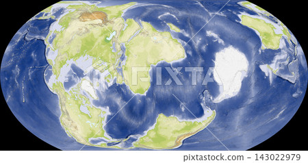 World map: Equal Earth projection World map: Equal Earth projection 143022979