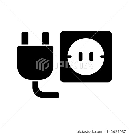 Plug Socket icon vector design element templates simple Plug Socket icon vector design element templates simple 143023087