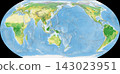 World Plant Map: Equal Earth Projection 143023951