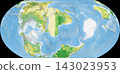 World Plant Map: Equal Earth Projection 143023953