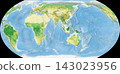 World Plant Map: Equal Earth Projection 143023956