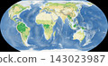 World Plant Map: Equal Earth Projection 143023987