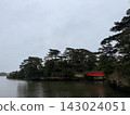 多雲的天空和松島（大島） 143024051
