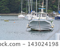 Fishing boats moored in the bay Fishing boats moored in the bay 143024198