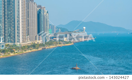 Sept 19 2026 Hong Kong Scenic Kai Tak Cruise Terminal along coastal waterfront Sept 19 2026 Hong Kong Scenic Kai Tak Cruise Terminal along coastal waterfront 143024427
