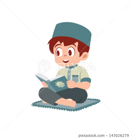 Cute Islamic Kid Learning the Quran Cute Islamic Kid Learning the Quran 143026279