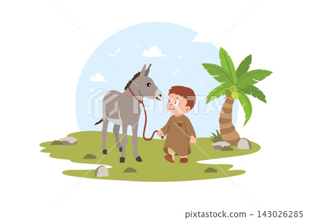 The Bond Between a Boy and His Donkey The Bond Between a Boy and His Donkey 143026285