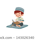 Child Learning the Holy Quran 143026340