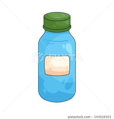 Illustration of matcha bottle Illustration of matcha bottle 143026501