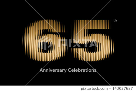 Anniversary logo or emblem design for event. Anniversary logo or emblem design for event. 143027687