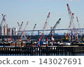 Construction work at Lot No. 12 timber storage yard, 2024, Shinkiba 143027691