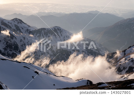 Hakuba-dake of the remaining snow 143027801