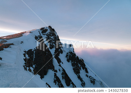 Hakuba-dake of the remaining snow Hakuba-dake of the remaining snow 143027830