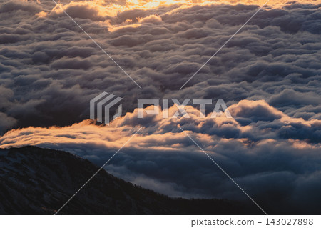Hakuba-dake of the remaining snow 143027898