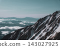Hakuba-dake of the remaining snow 143027925